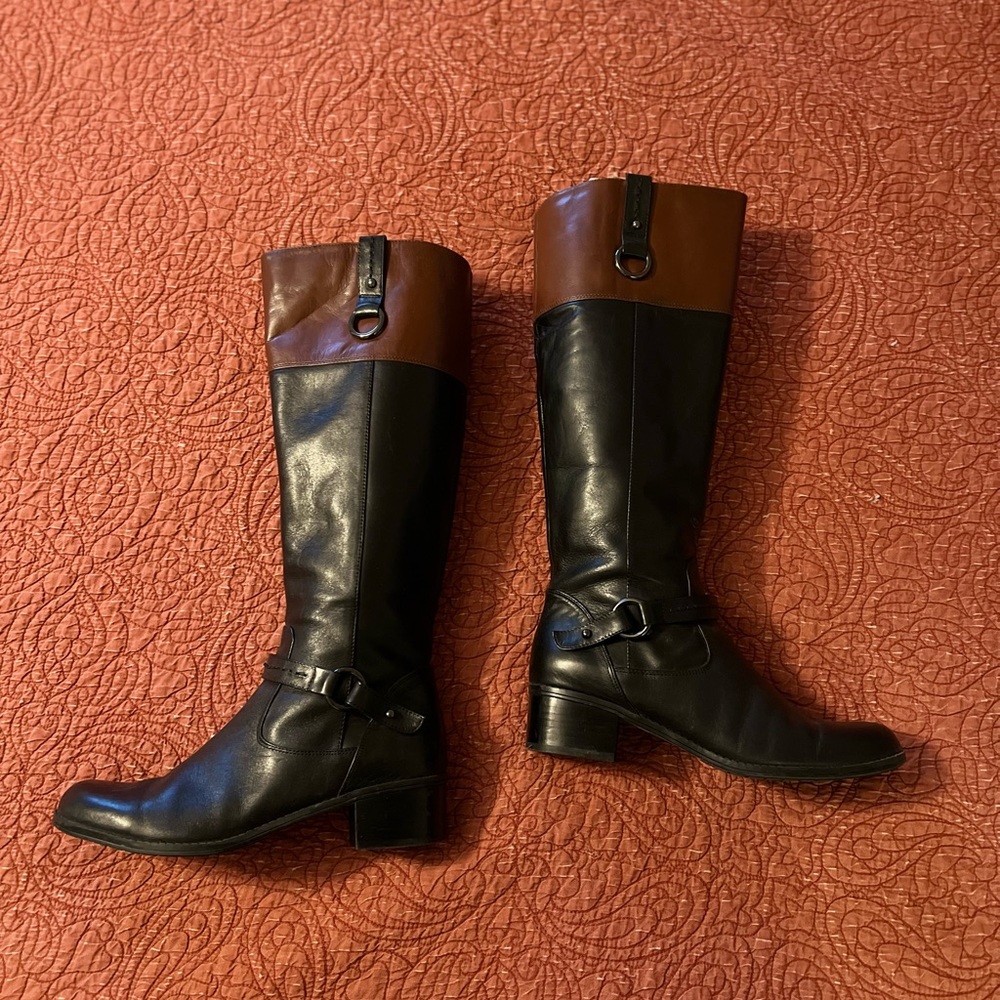 Bandolino Leather Riding Boots